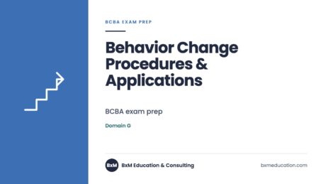 Behavior Change Procedures & Applications — BxM Education course