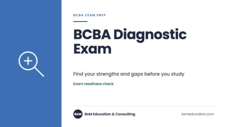 BCBA Diagnostic Exam — BxM Education course