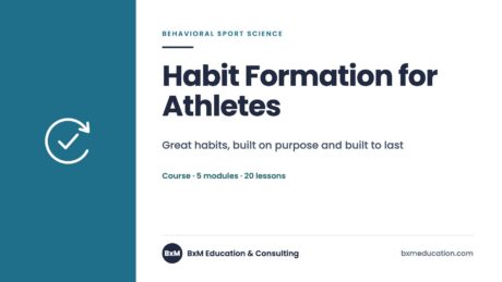 Habit Formation for Athletes — BxM course card