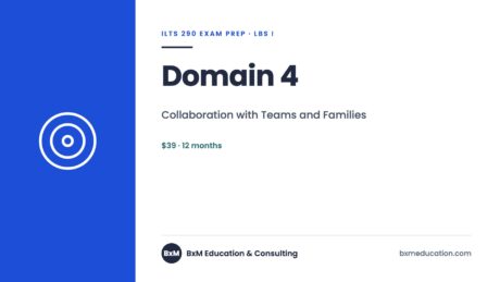 BxM ILTS 290 Domain 4 — BxM Education course