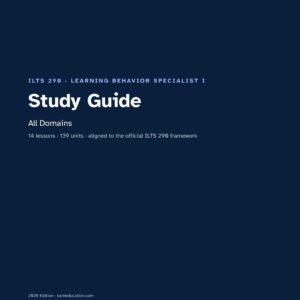 BxM ILTS 290 Study Guide cover