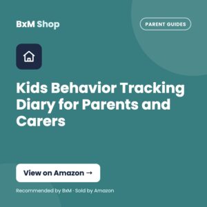 Kids Behavior Tracking Diary for Parents and Carers — BxM Shop card