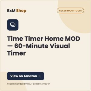 Time Timer Home MOD — 60-Minute Visual Timer — BxM Shop card