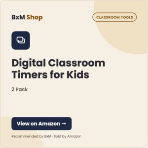 Digital Classroom Timers for Kids (2 Pack) — BxM Shop card