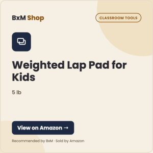 Weighted Lap Pad for Kids (5 lb) — BxM Shop card